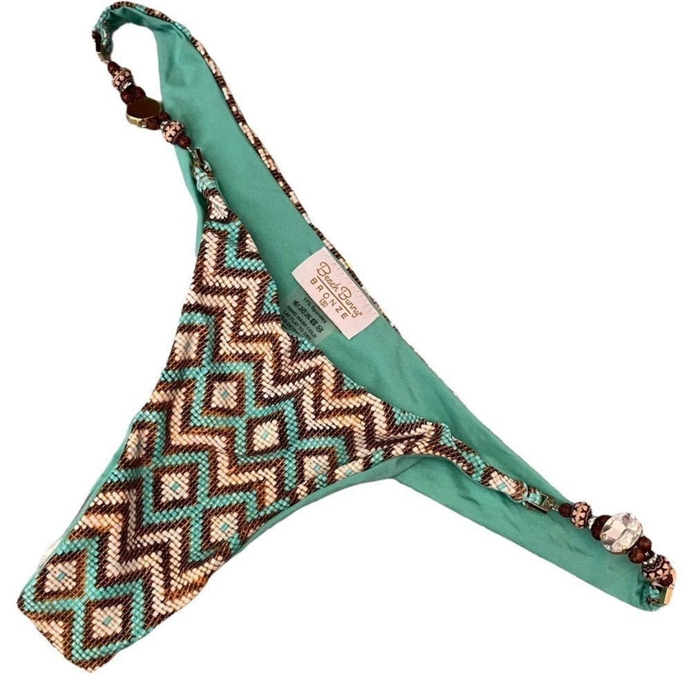 Beach Bunny‎ Bronze Beaded Bikini Bottom